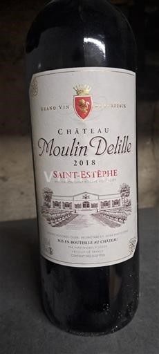Бордо Сен-Естеф Château Moulin Delille 2018