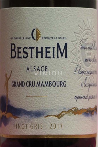 Alsace Pinot xám Grand Cru Mambourg 2017