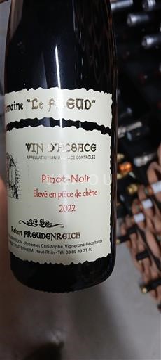 Alsacia Domaine Le Freud Élevé en pièce de chêne 2022