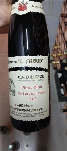 Alsacia Domaine Le Freud Pinot-Noir Élevé en pièce de chêne 2020