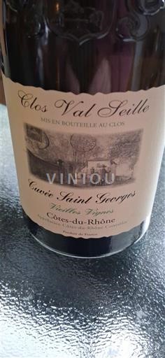 Rhônen laakso Côtes-du-rhône Clos Val Seille Saint Georges Vieilles Vignes 2024