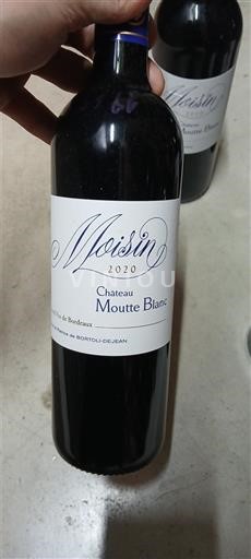 Bordeaux Château Moutte Blanc Moisin 2020