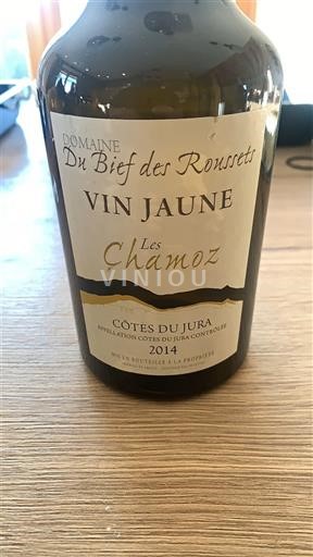 Jura Côtes du Jura Domaine Bief des Roussets Les Chamoz 2014