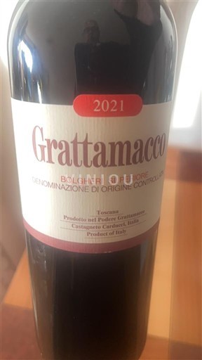 Toscana Bolgheri Grattamacco 2021