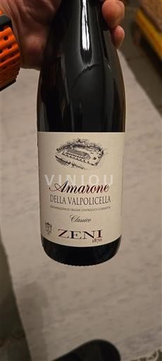 Vénétie Amarone della Valpolicella Zeni Classico 2020