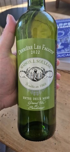 Bordeaux Entre-deux-mers Maison J. Souleau Derrière Les Fagots 2022