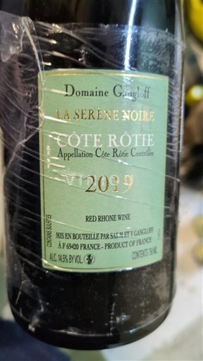 Rhône Valley Côte-Rôtie Domaine Gangloff La Serène Noire 2019
