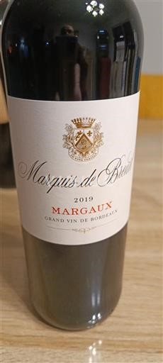 Bordeaux Margaux Marquis de Breuil 2019