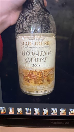 Roussillon Collioure Domaine Campi 2008