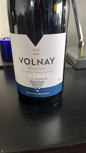 Burgundija Volnay Vaudoisey-Rossignol Vieilles Vignes 2020