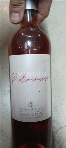 Roussillon Banyuls Domaine Reno Préliminaire Không niên vụ