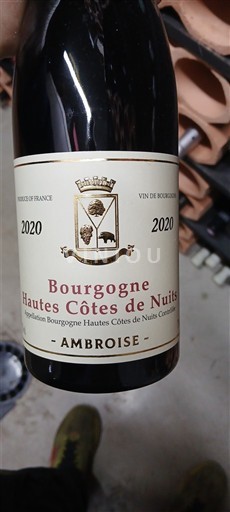 Borgoña No especificado Ambroise 2020