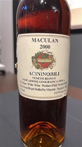 Abruzos Maculan Acininobili 2000