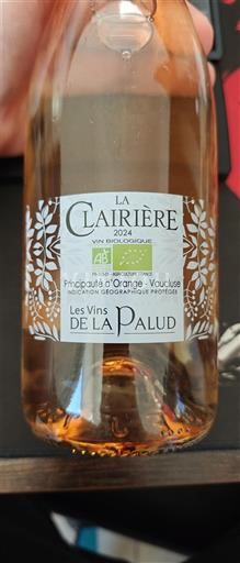 Provence, hạ lưu Rhône, Corse Thân Vương quốc Orange Les Vins de la Palud La Clairière 2024