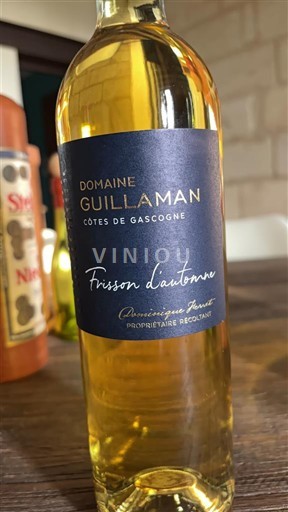 Sydvestfrankrig Côtes de Gascogne Domaine Guillaman Frisson d'automne 2023