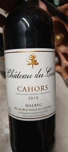 Tây Nam Cahors Château Cèdre 2018