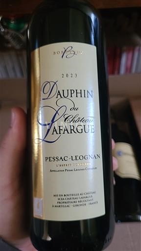 Bordeaux Pessac-Léognan Château Lafargue Dauphin du Château Lafargue 2023