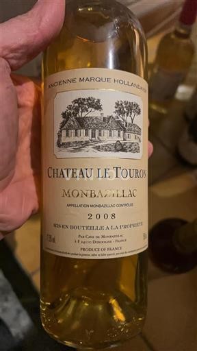 Tây Nam Monbazillac Château Le Touron 2008