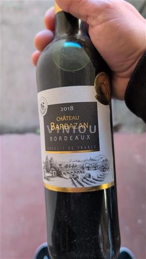 Bordeaux Château Barbazan 2018