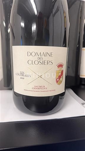 Dolina Loare Saumur-champigny Domaine S Closiers Les Coudraies 2021