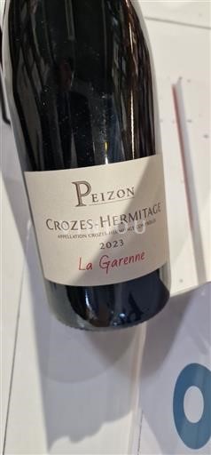 Vallée du Rhône Crozes-hermitage Peizon La Garenne 2023