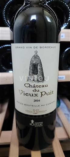 Bordeaux Blaye-côtes-de-bordeaux Château Vieux Puit 2016