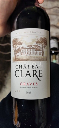 Bordeaux Graves Château Clare 2023