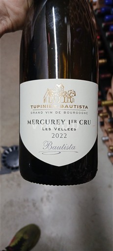 Burgundija Mercurey Premier Cru Tupinier Bautista Les Vellees Bautista 2022