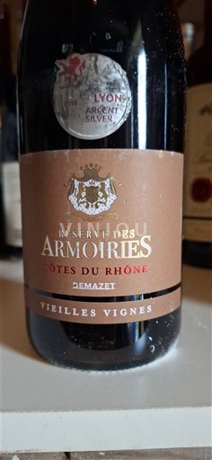 Rhônedalen Côtes du Rhône Domaine Mazet Réserve des Armoiries Vieilles Vignes 2018