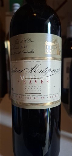 Bordeaux Graves Château Montgravier 2012