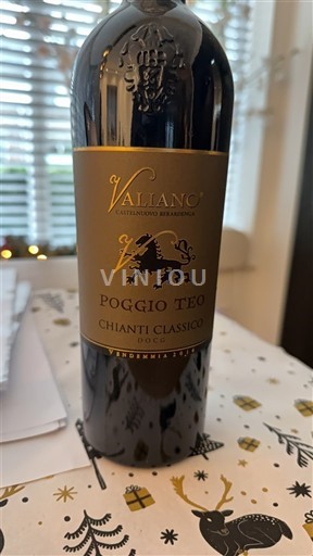 Toscana Chianti Classico Valiano Poggio Teo 2016