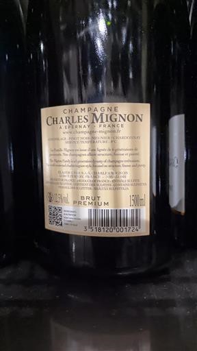 Champagne Šampanské Charles Mignon Brut Premium Neročník