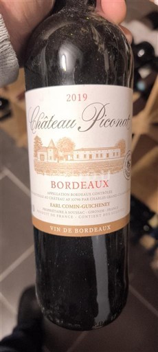 Burdeos Bordeaux Château Piconnet 2019