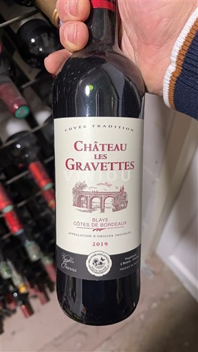 Bordeaux Blaye-Côtes-de-Bordeaux Château Les Gravettes Tradition 2019