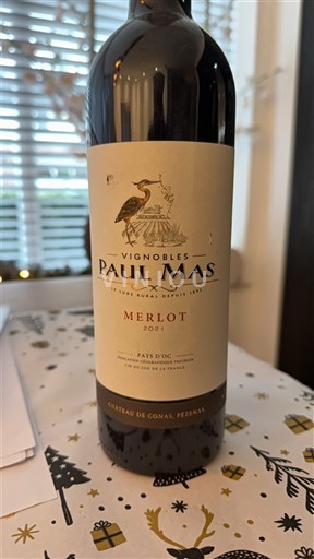 Linguadoca e Rossiglione Paese d'Oc Vignobles Paul Mas Merlot 2021
