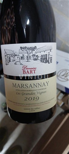 Burgundsko Marsannay Domaine Bart Les Grandes Vignes 2019