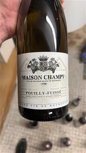 Burgundi Pouilly-fuissé Maison Champy Ei vuosikertaa