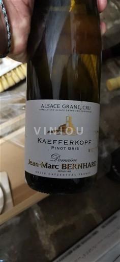 Alsazia Non specificato Grand Cru Domaine Jean-Marc Bernhard Kaefferkopf 2016