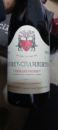 Burgundsko Gevrey-Chambertin Domaine Geantet-Pansiot Vieilles Vignes 2019