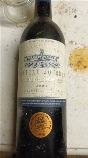 Bordeaux Ni doloceno Château Jourdan 2004