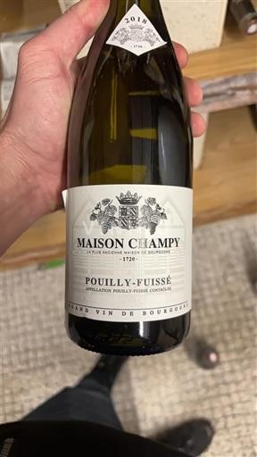 Burgundi Pouilly-fuissé Maison Champy 2018