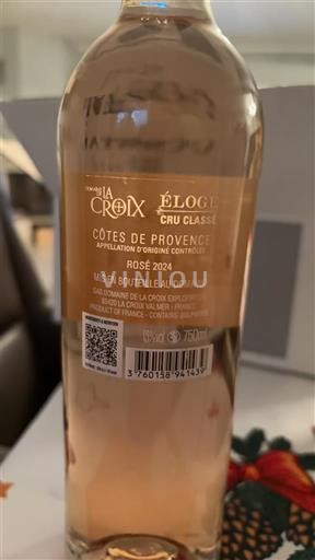 Provence Côtes-de-Provence Cru Classé Domaine La Croix Éloge 2024
