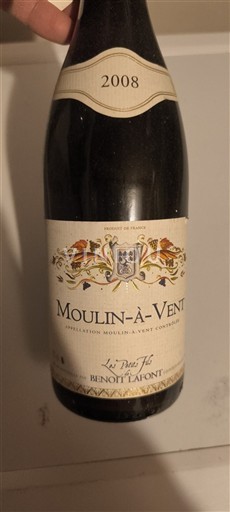 Beaujolais Moulin-à-vent Benoît Lafont Les Deux Fûts 2008
