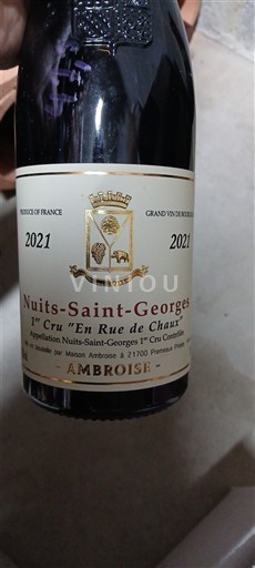 Borgoña No especificado Premier Cru Ambroise En Rue de Chaux 2021