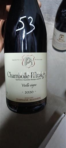 Burgund Chambolle-Musigny Domaine Stéphane Magnien Vieille vigne 2020