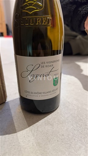 Rhônen laakso Määrittelemätön Les Vignerons de Roaix Séguret 2023