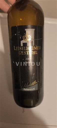 Baden Kaiserstuhl Leiselheimer Gestuhl 2007
