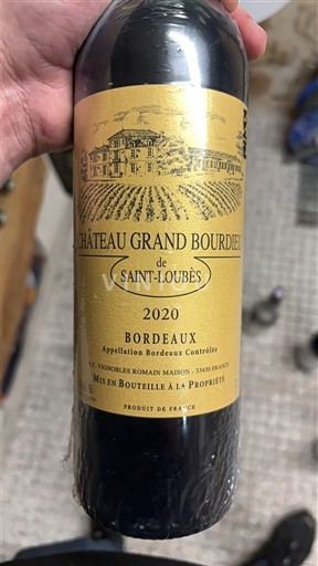 Bordeaux Château Grand Bourdieu de Saint-Loubès 2020