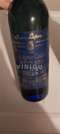 Sydväst Côtes-de-duras Château Gaillard 1999