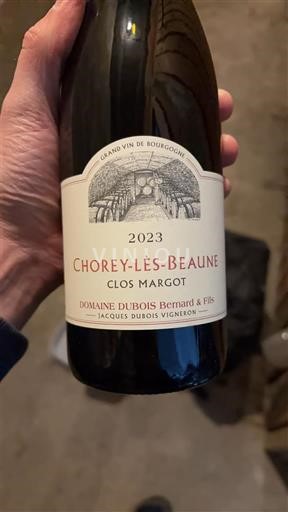 Bourgogne Chorey-lès-Beaune Domaine Bois Bernard & Fils Clos Margot 2023